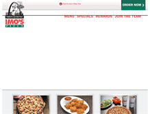 Tablet Screenshot of imospizza.com